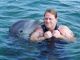 Chris swimming with the Dolphins on his honeymoon - April 2014